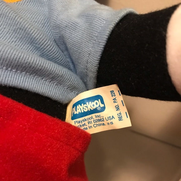 Vintage 1988 Playskool Disney Mickey Mouse Talking Pull String 22” Plush - Picture 10 of 10